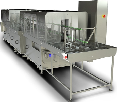 6000*2800*2200 Automatic Plastic Box Trays Crates Molds Washing Machine for Pallet Washing