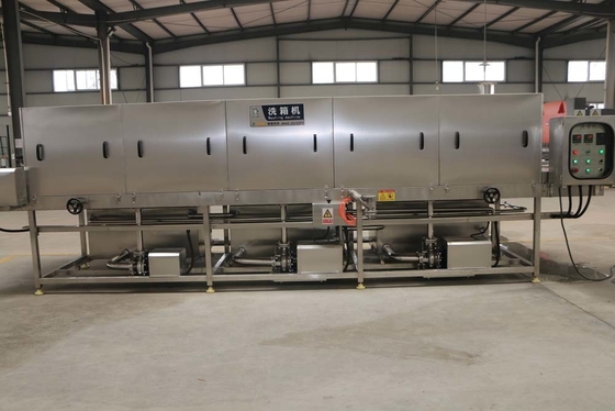 6000*2800*2200 Automatic Plastic Box Trays Crates Molds Washing Machine for Pallet Washing