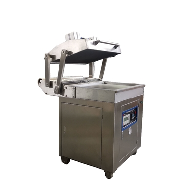 Wood Material Automatic Skin Attached Vacuum Packaging Machine Complete State of Food