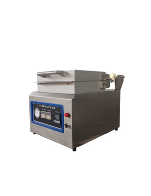 Wood Material Automatic Skin Attached Vacuum Packaging Machine Complete State of Food