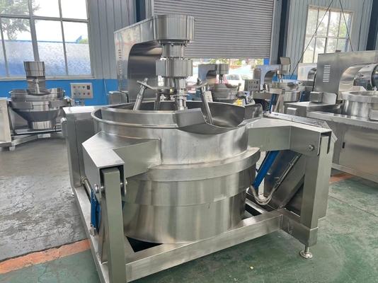 All Stainless Steel Automatic Multi-Head Sauce Making Cooker/Jacket Kettle for Paste