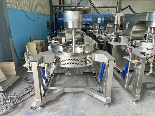 All Stainless Steel Automatic Multi-Head Sauce Making Cooker/Jacket Kettle for Paste