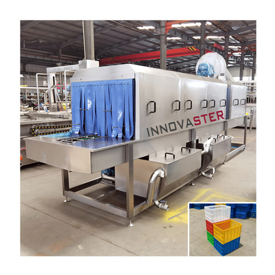Automatic Slatted Crates Basket Box Washing Machine for Fast and Thorough Cleaning