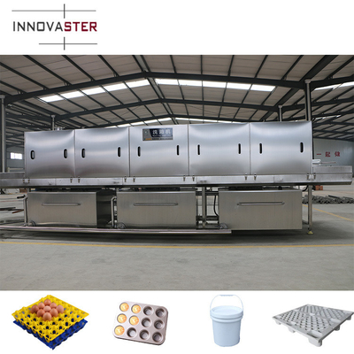 Automatic Slatted Crates Basket Box Washing Machine for Fast and Thorough Cleaning