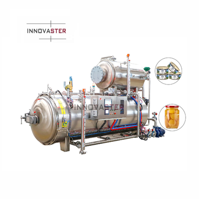 Automatic Batch Retort for Food Processing Horizontal Automatic Steam Spray Autoclave
