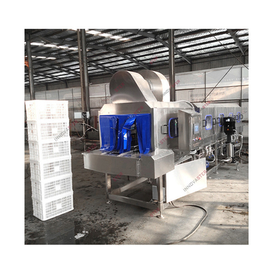 650 KG Automatic Commercial Washer for Slatted Crates/Baskets/Boxes/Trays and Durable