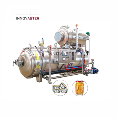 Multifunctional High Temperature Canned Mackerel Ham Meatballs Steam Sterilizer Autoclave