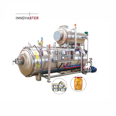 Structure Hot Water Pump Canner Pressure Cooker for Pouched Foods Juice Sterilization