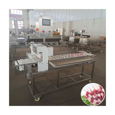 Easily Operate Skewer Machine for Making Fish Chicken Satay Sticks in Restaurants