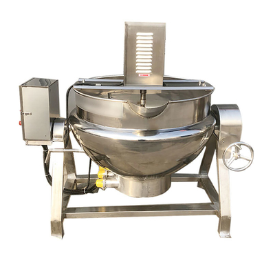 Stainless Steel 304 Electric Heating Jacketed Kettle for Red Bean Paste Caramel Sauce