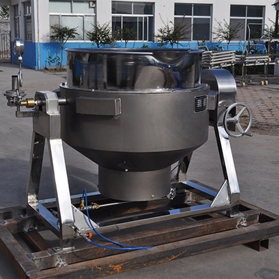 Oil Heating Automatic Industrial Gas Cooking Jacketed Kettle with Stainless Steel 304