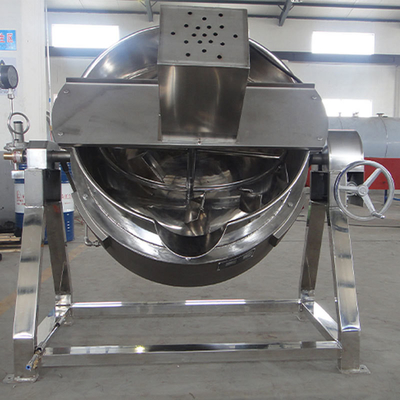 Oil Heating Automatic Industrial Gas Cooking Jacketed Kettle with Stainless Steel 304