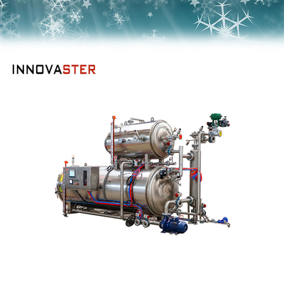 Air Compressor Sweet Corn Food Sterilization Machine Milk Pouch Retort Sterilizer