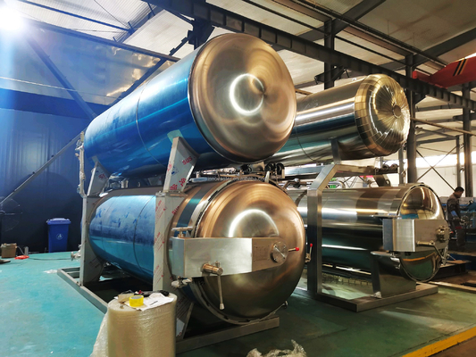 Physical Sterilization Pork Steak Canned RTE Food Autoclave Sterilizer Retort Machine