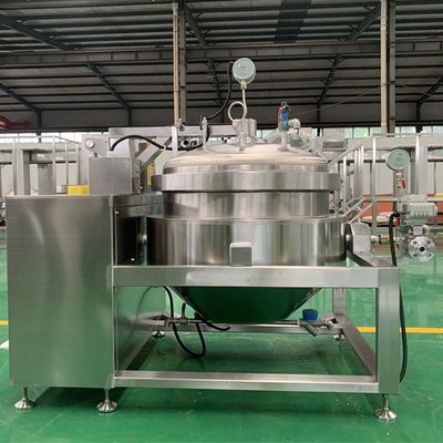 Electric/Steam/Oil Heating Vertical Jacketed Kettle with 304 Stainless Steel Material