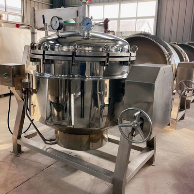 Electric/Steam/Oil Heating Vertical Jacketed Kettle with 304 Stainless Steel Material