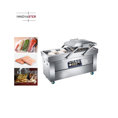 Packaging Type for Food Processing Double Chamber Vacuum Skin Packaging Machine
