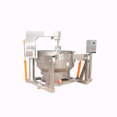 Food Grade Sugar Syrup Silver Jacketed Kettle with Industrial and Multi-Agitator Design