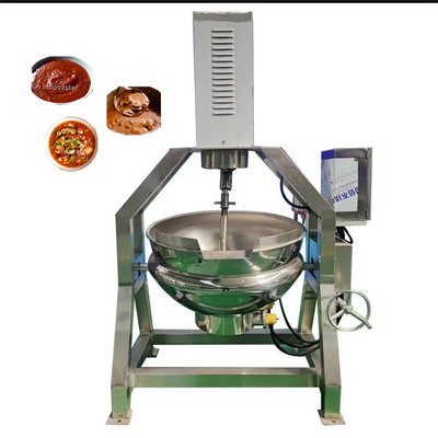 Semi-Auto Steam Planet Jacket Kettle for Dairy Products Heating System Main Structure