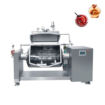 Customized Steam Heating Vacuum Jacketed Kettle for Cooking Syrup and Sugarcane Mixin