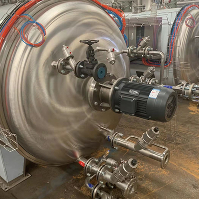 Structure Cylindrical Pressure Vessel Full Automatic Air Retort Machine for Cans Products