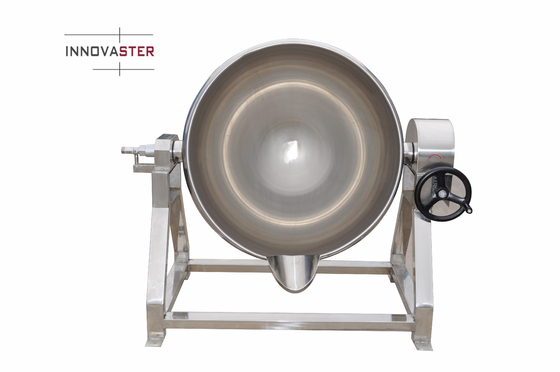 Tomato Sauce/Chilli Paste Making Jacketed Kettle with PTFE Scraper Blade Agitator