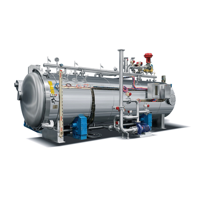 3P Voltage Full Automatic Retorts Bottle Static Overpressure Rotary Autoclave For Jam