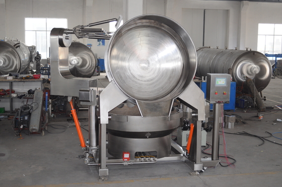 Stainless Steel 304 Automatic Gas Heating Multi-Agitator Jacketed Cooking Kettle