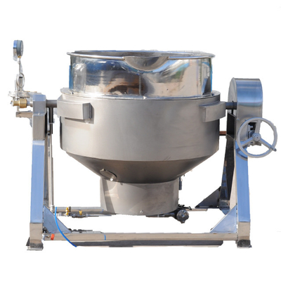 Durable Steam/Electric/Gas/Electromagnetic Heating Jacket Kettle with Agitator Mixer