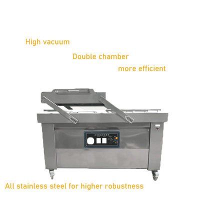 Electric Driven Vacuum Automatic Packing Machine for Meat Cheese Vegetable 256 KG