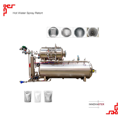 304 Stainless Steel F0 Retort Sterilization Machinery with Automatic Function and Design