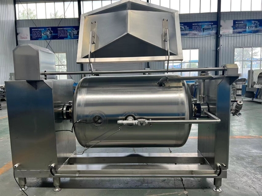 Electric/Steam/Oil Heating Jacketed Kettle and Horizontal Axis Mixer for Advanced Mixing