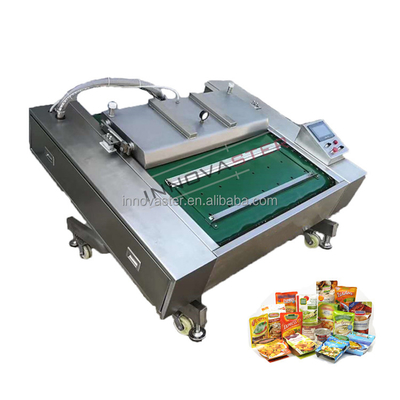 Bags Packaging Type DZ1100 Rolling Belt Continuous Vacuum Packaging Machine for Sal