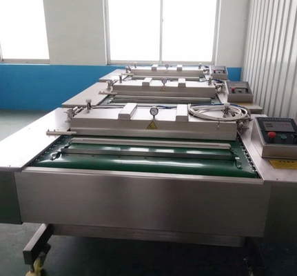 Bags Packaging Type DZ1100 Rolling Belt Continuous Vacuum Packaging Machine for Sal