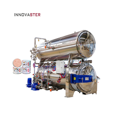 Cylindrical Pressure Vessel Food Sterilization Retort Machinery for Food Preservation