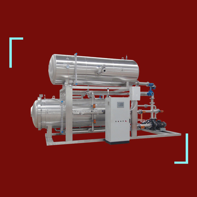 Double Door Food Autoclave Sterilizer Made of 304 Stainless Steel for Food Industry