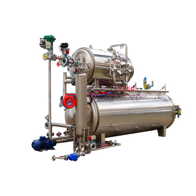 Automatic Batch Retort Over Pressure Line Sterilizer Machine for 3P Voltage Operation
