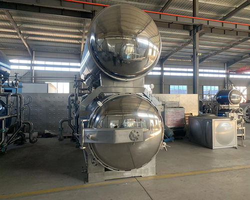 Steam Direct Canned Food Retort Machine of 1KW Power and 304 Stainless Steel
