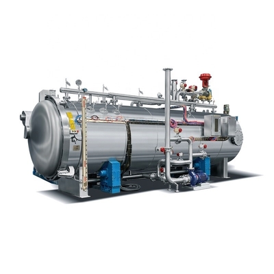 Physical Sterilization Horizontal Food Autoclave Steam Sterilization Cooking Retort Machine 1KW