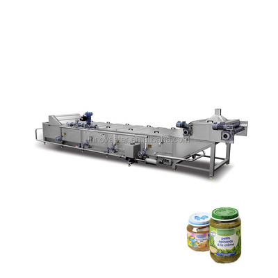 Pasteurizer/Machine Tunnel for Pasteurization Time 6-50min of Pickle Cans Class Jars