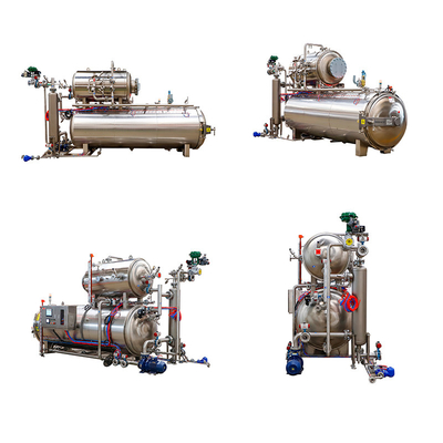500 KG Hot Water Spray Retort for Baby Food/Prefabricated Food/Pet Food Customizable