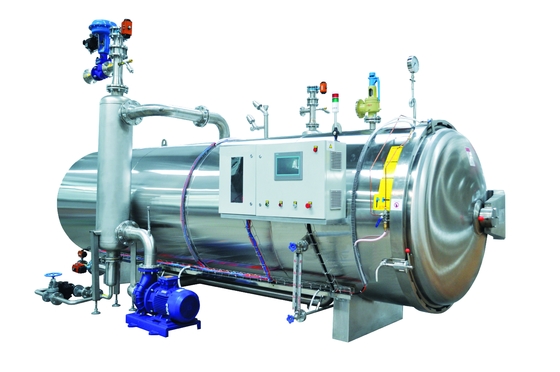 Direct Steam Retort Sterilizer Autoclave Machine for Canned Food Advanced Technology