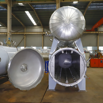 Direct Steam Retort Sterilizer Autoclave Machine for Canned Food Advanced Technology