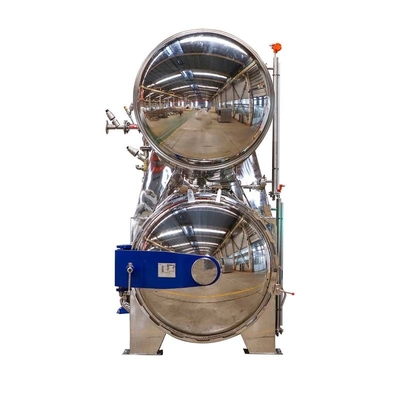 38w Automatic Water Immersion Rotary Retort for Thick Canned Food Sterilization Machine