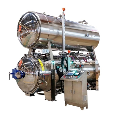 1.2*2*2 Big Pouches Sterilization Bath Retort for Automatic Processing of Food Industry
