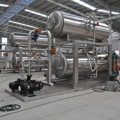 1.2*2*2 Big Pouches Sterilization Bath Retort for Automatic Processing of Food Industry