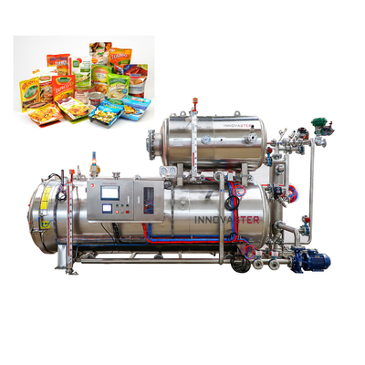 Easy to Operate Steam Heating Water Spray Retort Machine for Ready-to-eat Meals