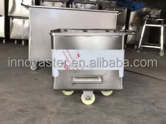 Stainless Steel 304 Transfer Carts for Quick and Turning Style Food Material Transfer