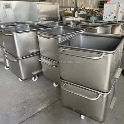Polishing Transfer Trolley for Easy Moving in Hamburger Production Line