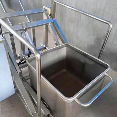 304 Stainless Steel Chicken Mutton Meat Trolley Cart for Durable Meat Transportation